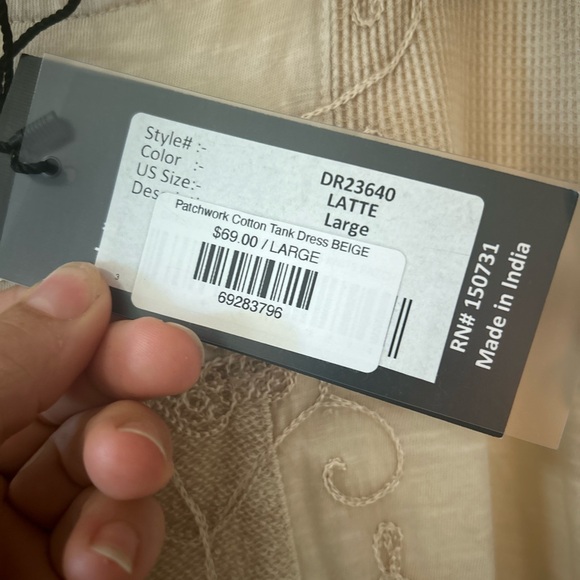 Young Threads Patchwork Cotton Dress - Picture 4 of 7